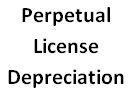 perpetual license depreciation