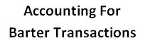 accounting for barter transactions