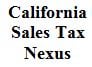 California Sales Tax Nexus