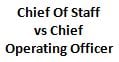 chief of staff vs chief operating officer