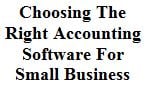 Choosing the right accounting software for small business