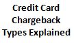 credit card chargeback types explained