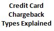 credit card chargeback types explained