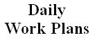 daily work plans