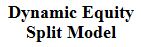 Dynamic Equity Split Model