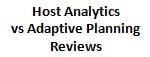 Host Analytics vs Adaptive Planning reviews