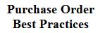 Purchase Order Best Practices