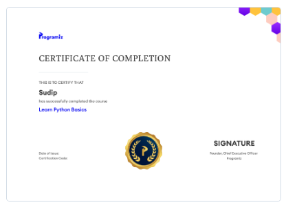 Python Certification