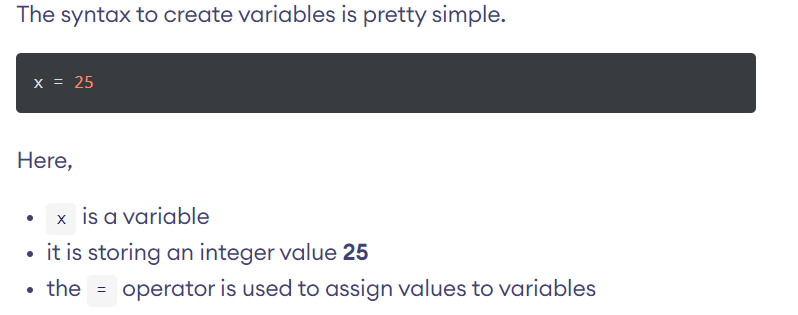 Python Variable Creation