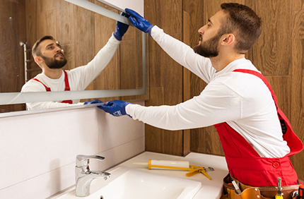 Servicio de instalación de Espejos de baño sin luz 