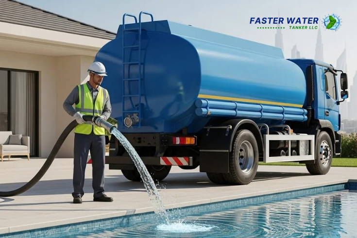 Faster Water Tanker Abu Dhabi | صهريج مياه في أبوظبي - Thumbnail 3