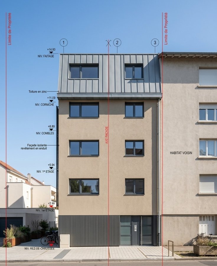Appartement à vendre 2 chambres à Luxembourg-Merl
