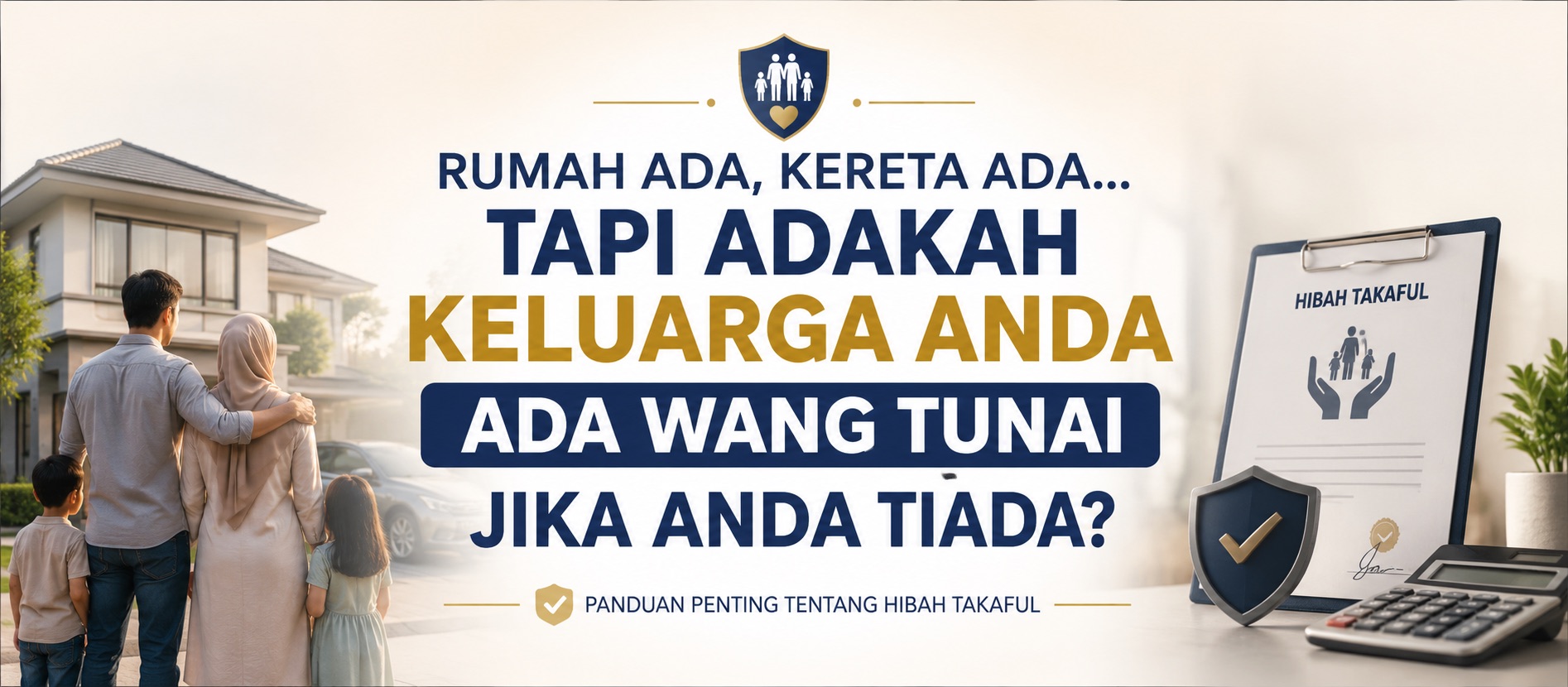 Rumah Ada, Kereta Ada... Tapi Adakah Keluarga Anda Ada Wang Tunai Jika Anda Tiada?