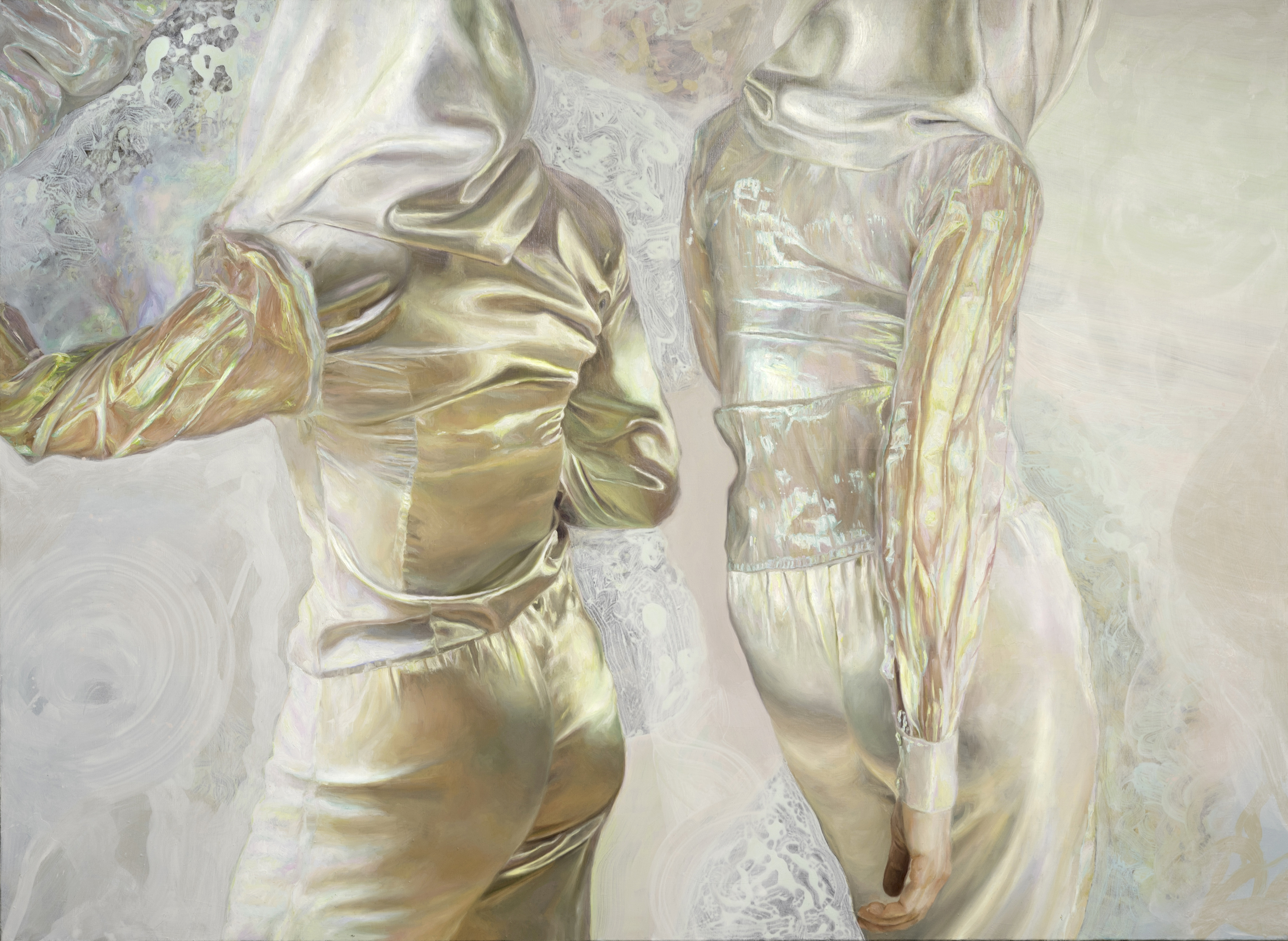 Öl- und Acrylmalerei auf Leinwand von Dominika Hofman
