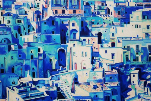 Obraz: Rozświetlona Matera - Joanna Jeżewska-Desperak