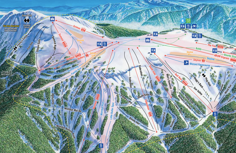 Mount Buller trail map