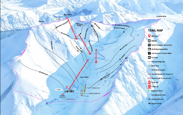 Porters Trail map