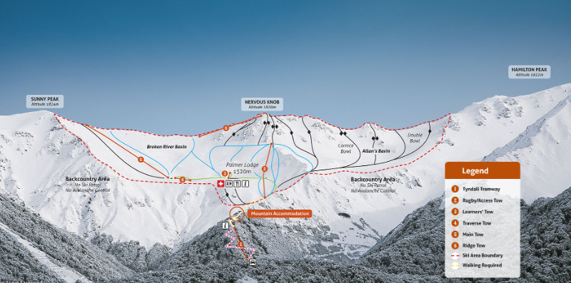 Broken River Trail map