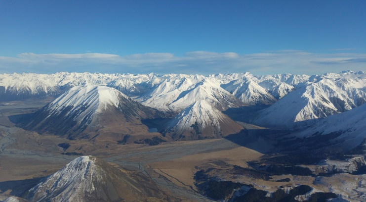 Mount Olympus Snow in New Zealand