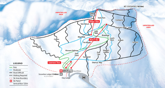 Mount Cheeseman Trail map