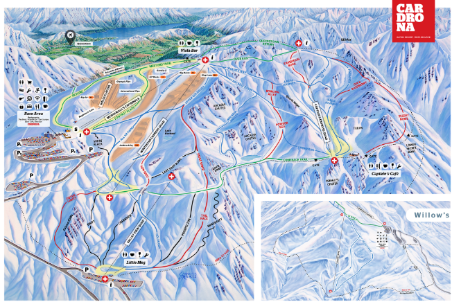 Cardrona Trail map