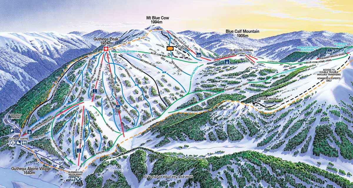 Perisher trail map