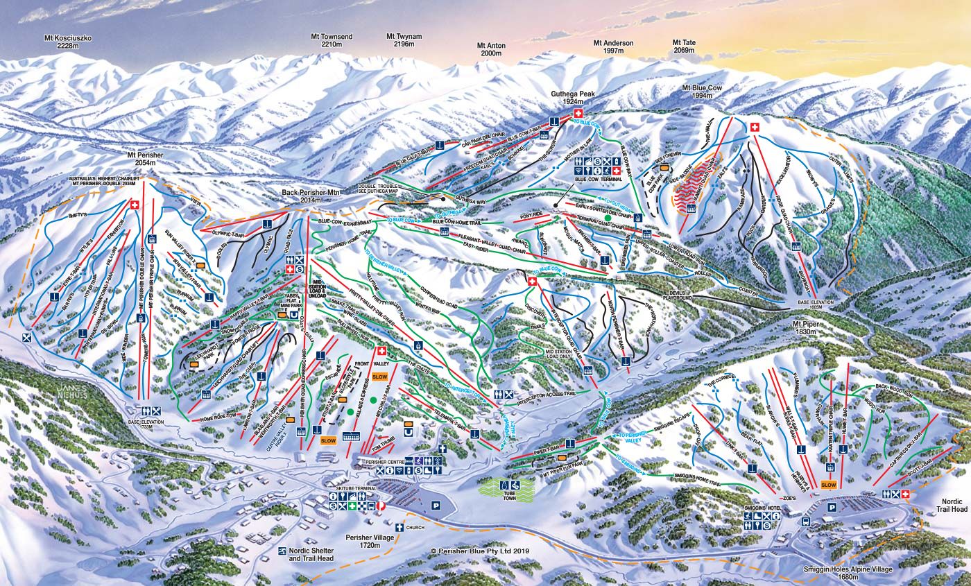 Perisher trail map