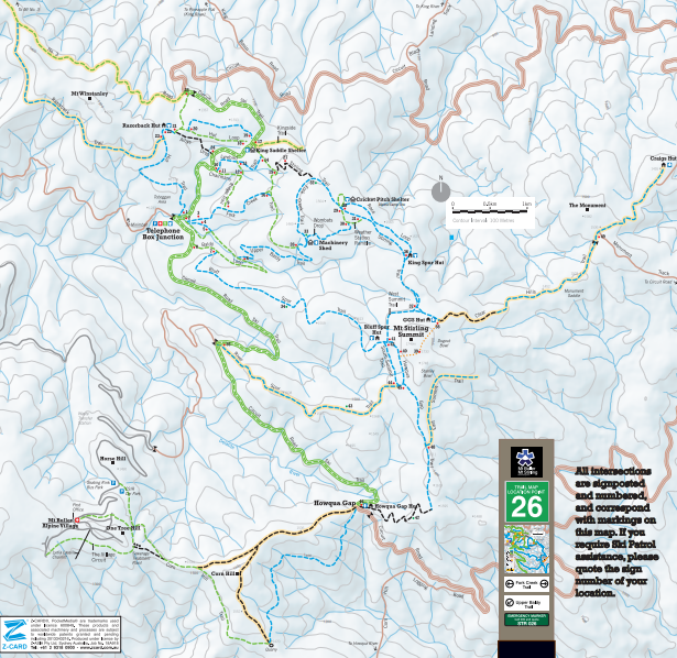 Mount Stirling trail map