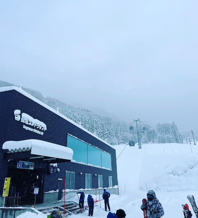 nozawa onasen snow view japan