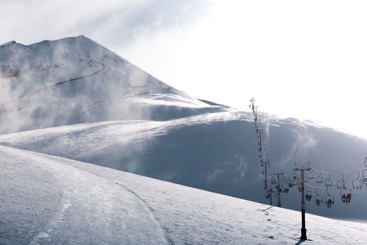 Corralco Ski resort chile