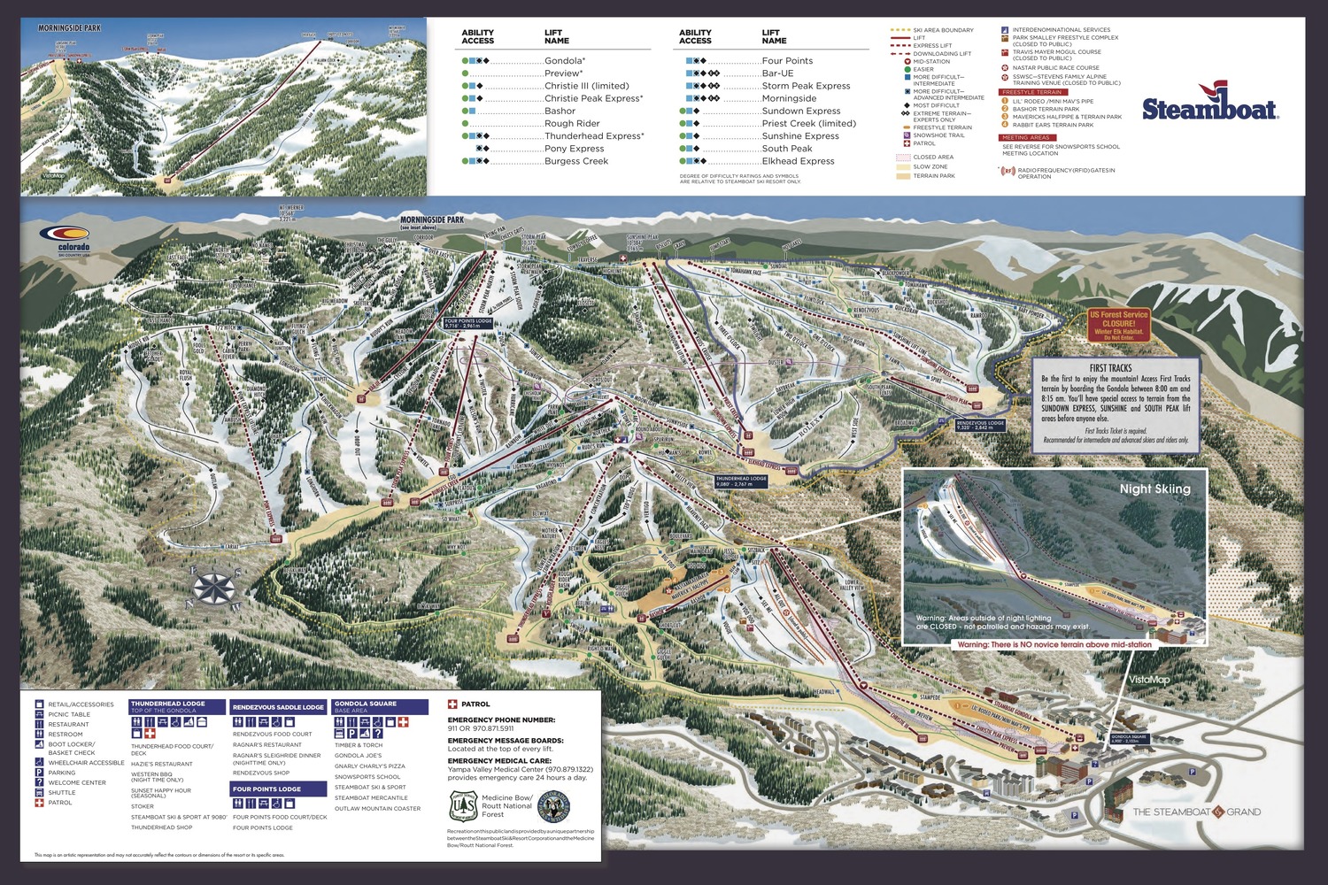 C51da6c7 Project Powder Steamboat Ski Resort Colorado Usa Trail Map 1 