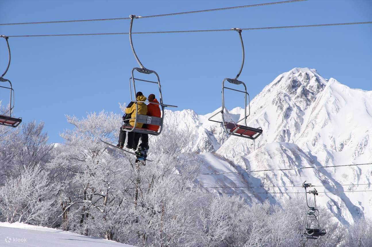 Hakuba Mountain Snow view in Japan