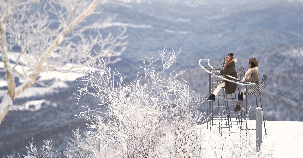 Tomamu Snow resort in japan