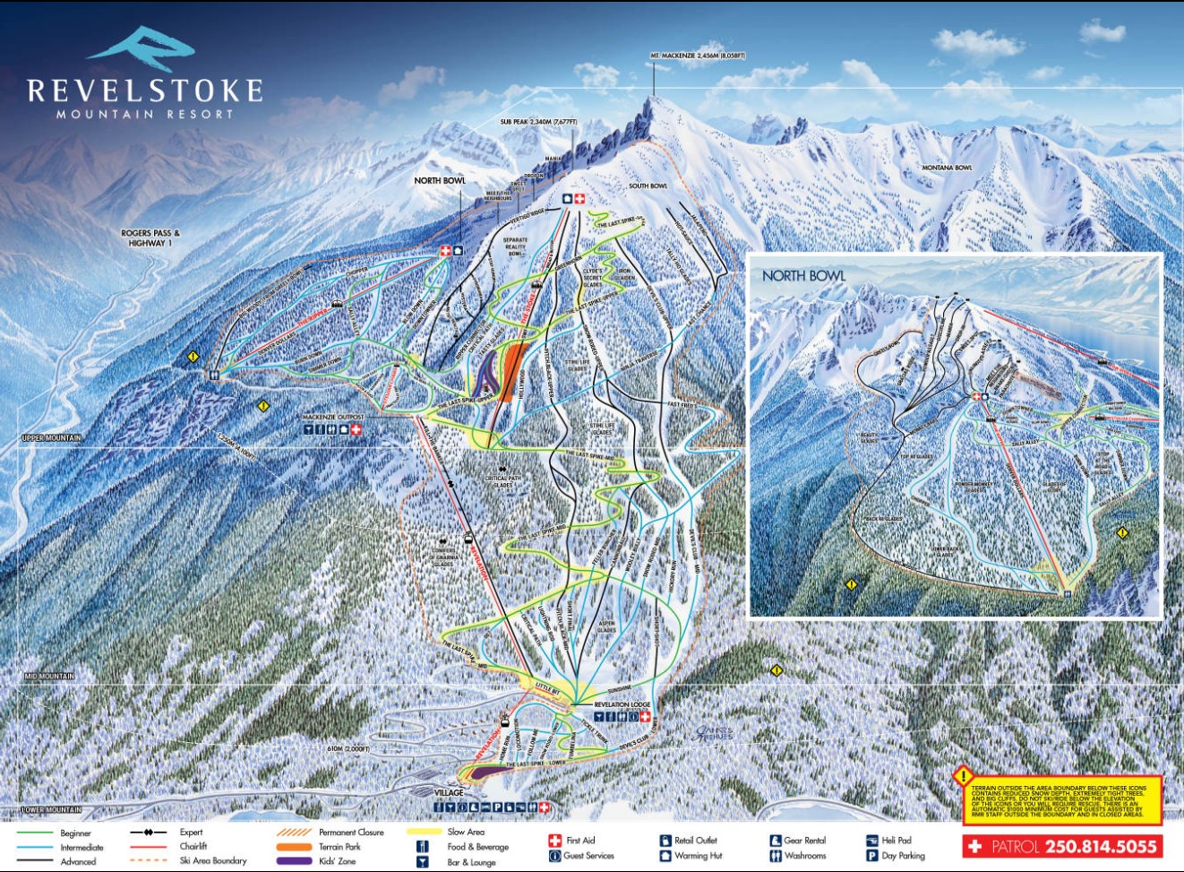 Revelstoke Trail & Resort Maps | Project Powder