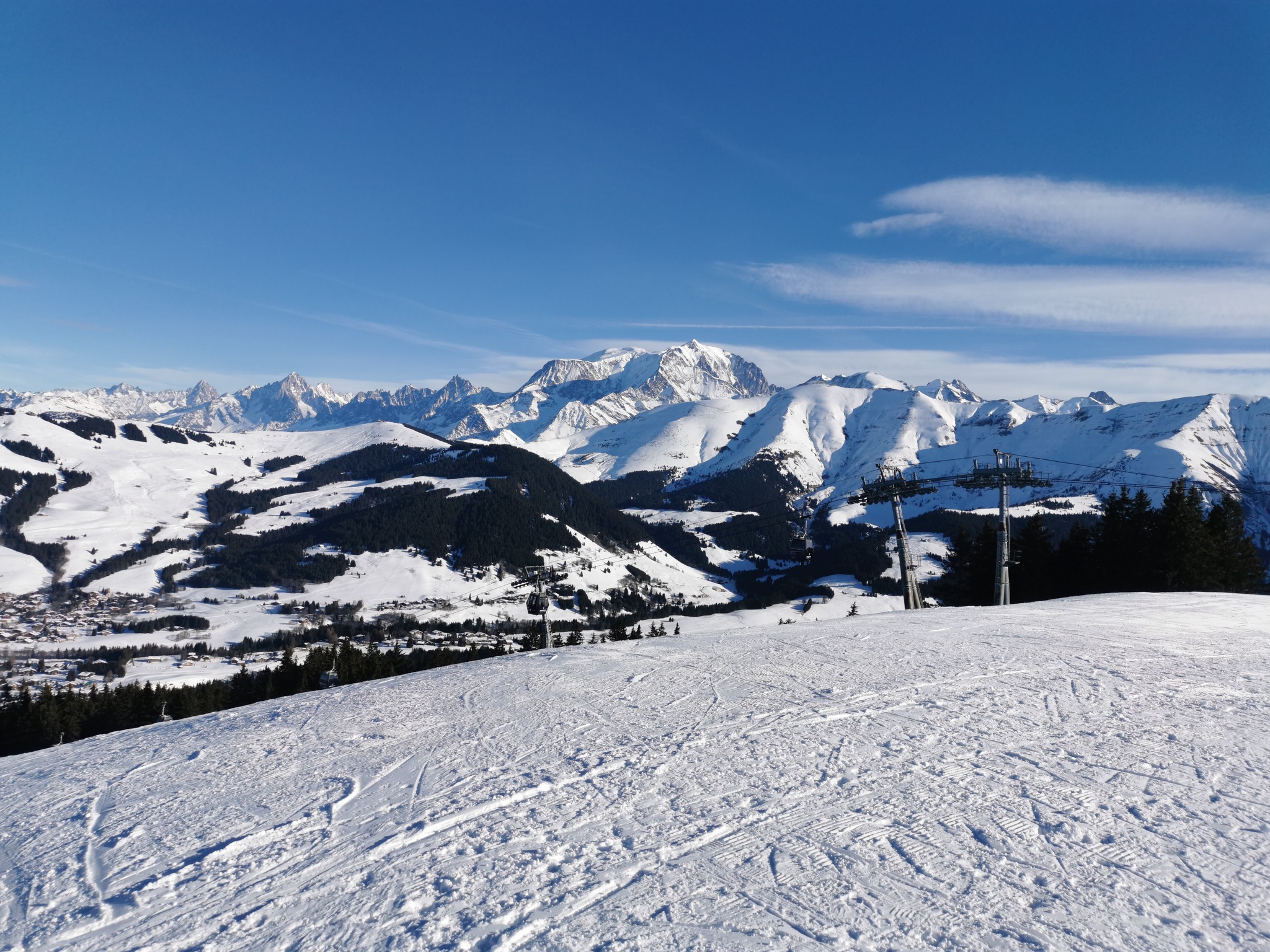 Megeve Ski resort in Haute Savoie France