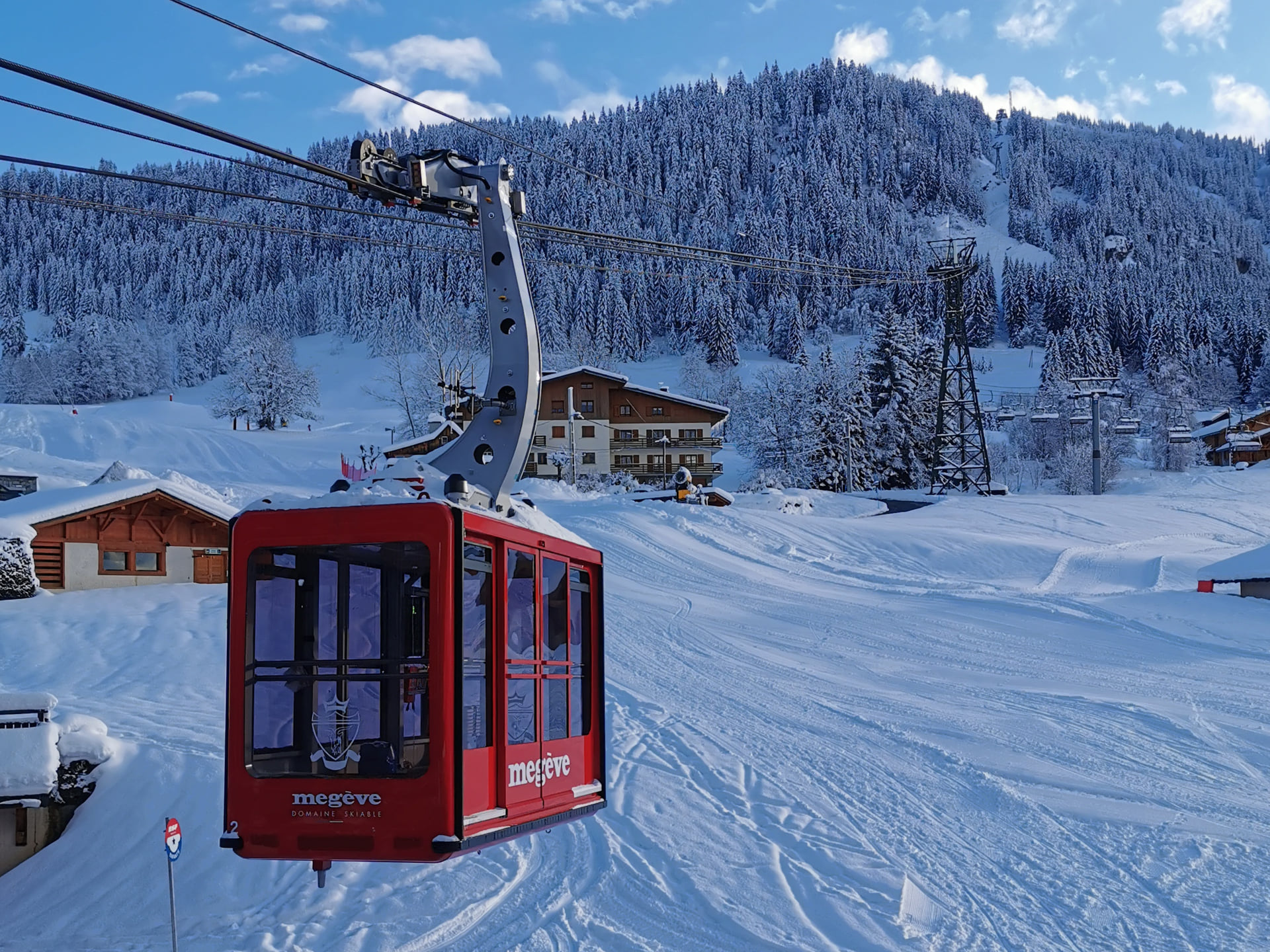 Megeve Ski resort in Haute Savoie France