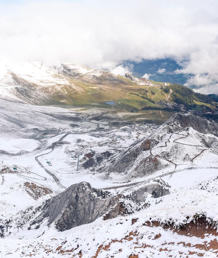 La Plagne Ski Resort in France