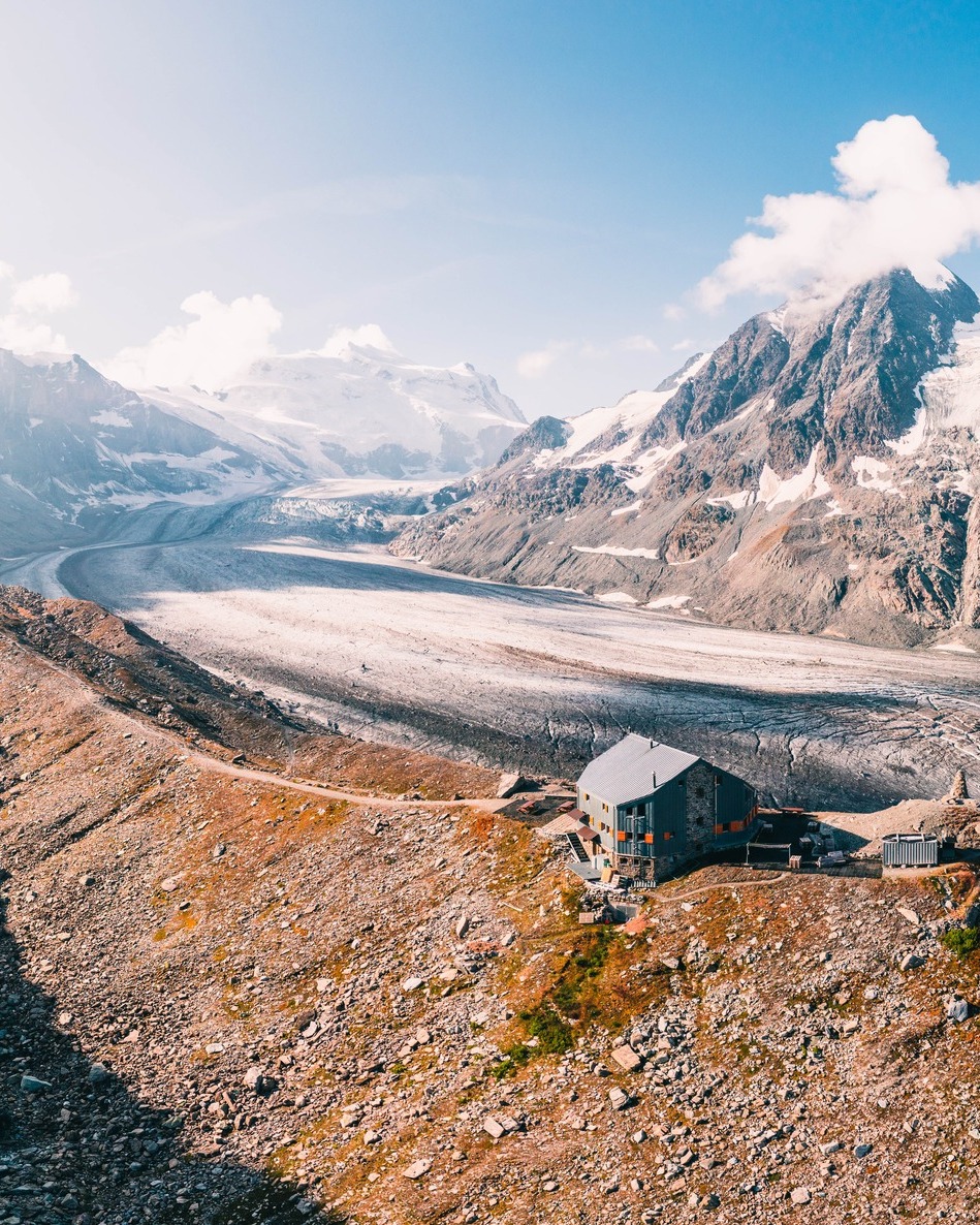 Verbier ski resort in Switzerland