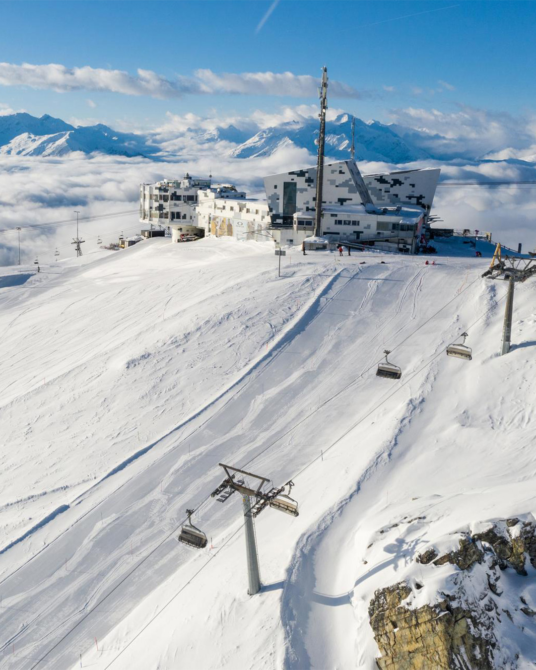 Laax-Flims-Falera Ski Resort in Switzerland