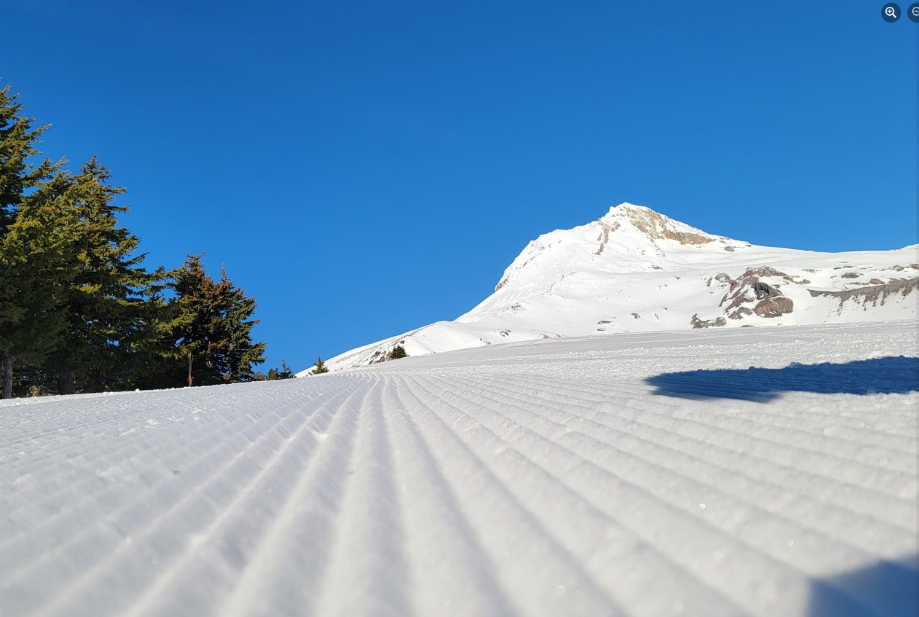 ski resort Mt. Hood Meadows located in Oregon (USA)