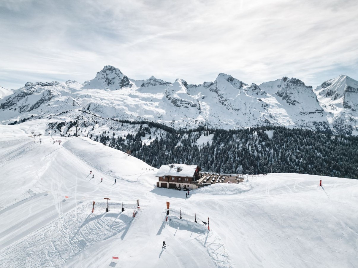 Le Grand Bornand Ski Area in France