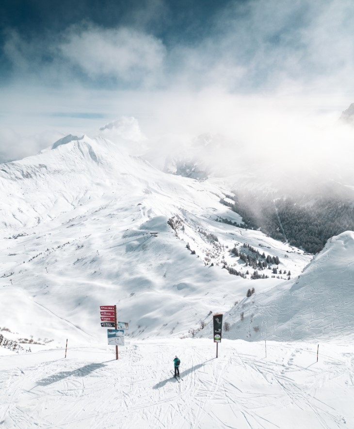 Le Grand Bornand Ski Area in France