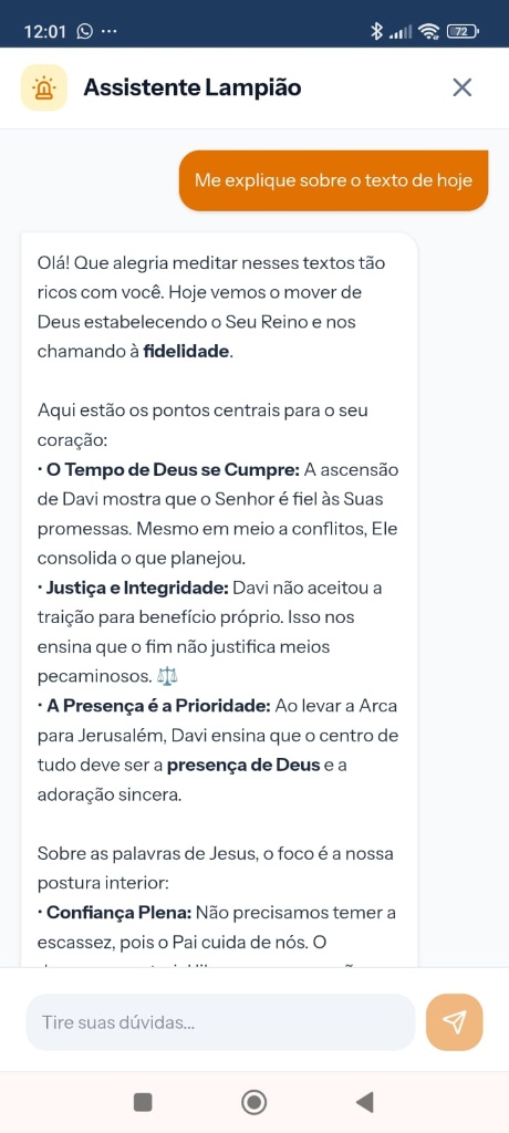 Lampião AI no Celular