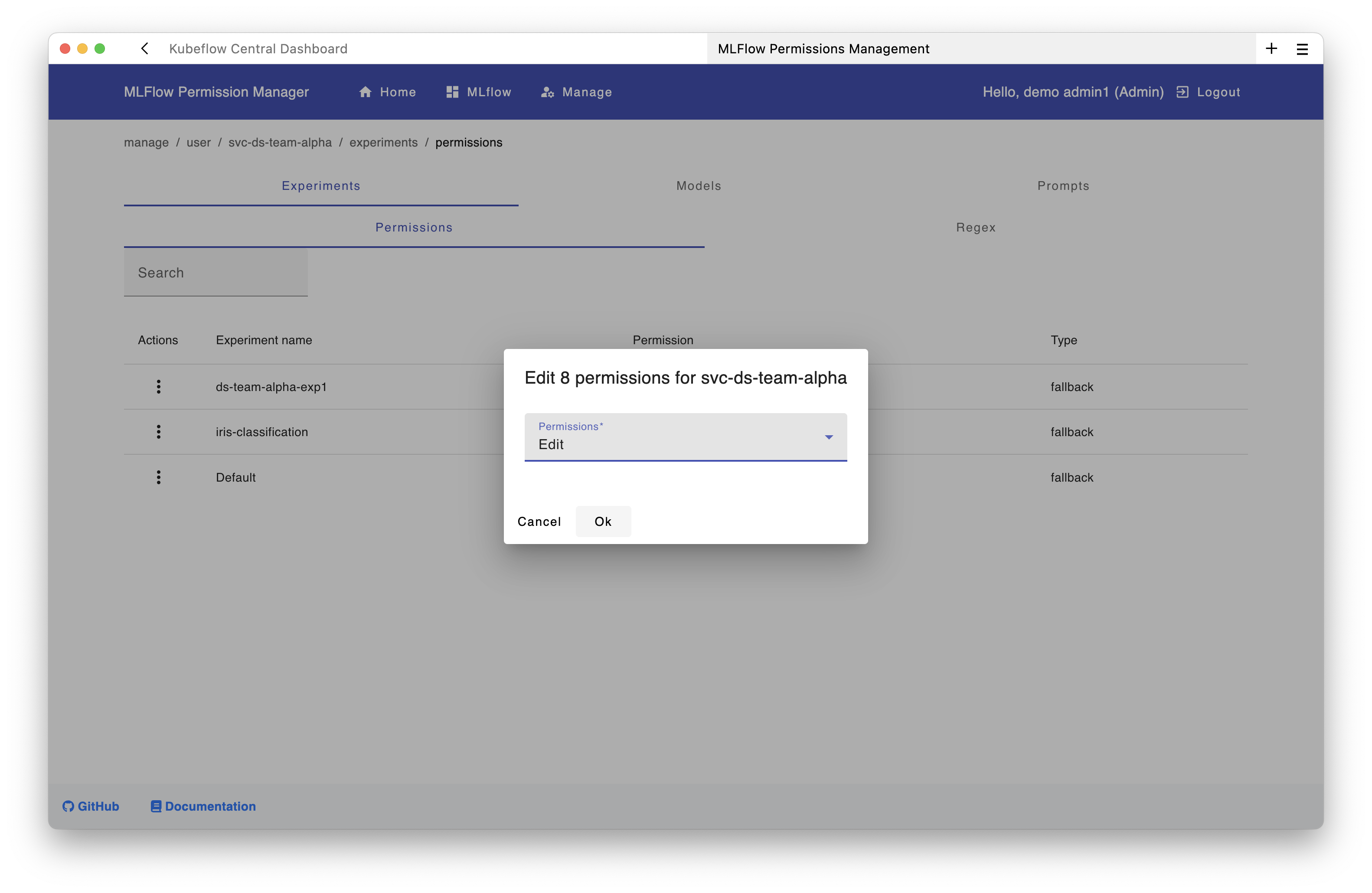 Grant Service Account Permissions