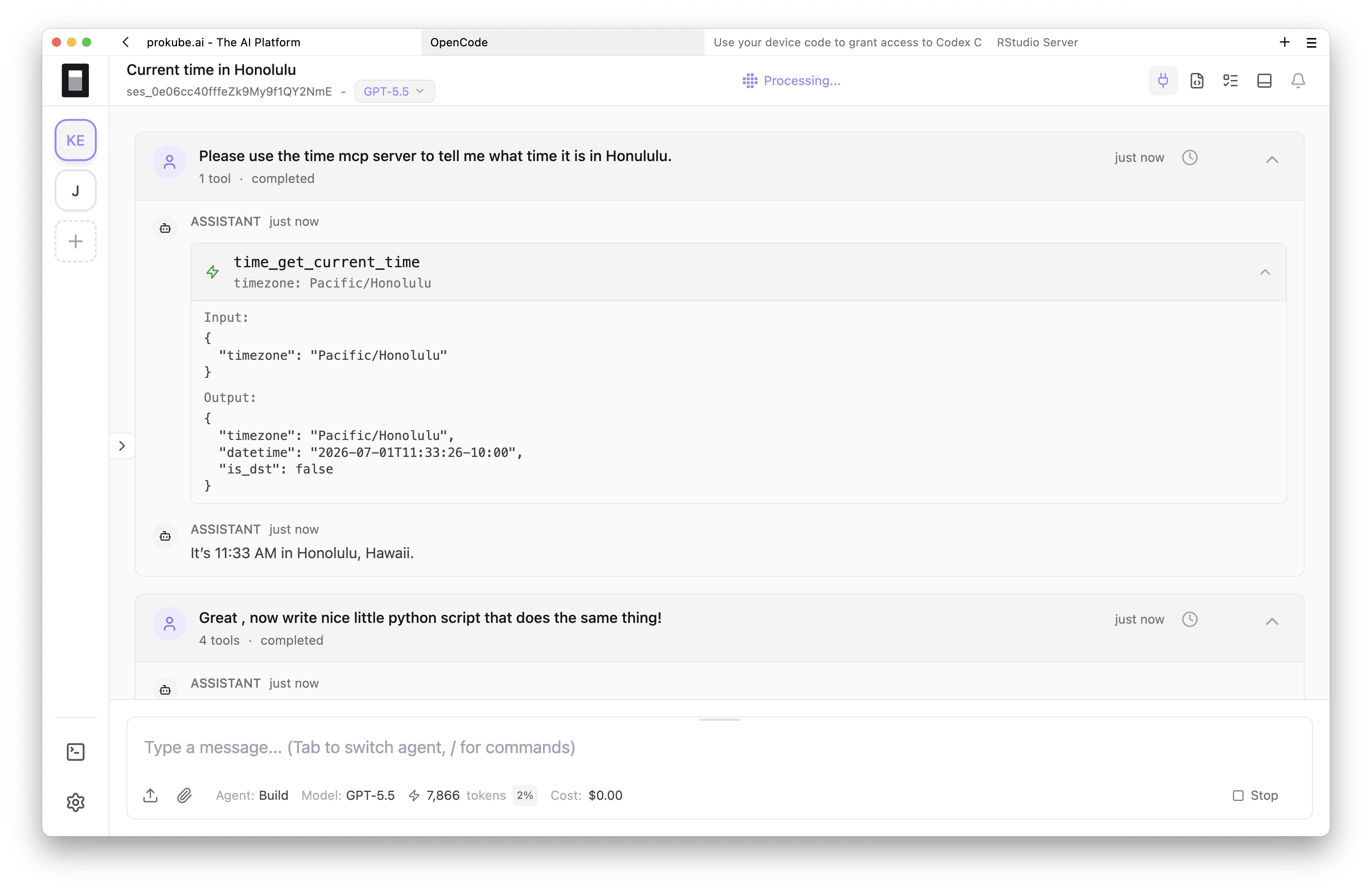 OpenCode with MCP
