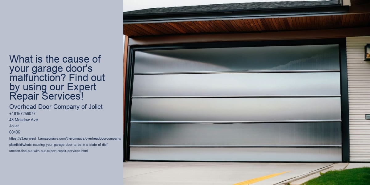 What's causing your Garage Door to be in a state of disfunction? Find Out with Our Expert Repair Services!