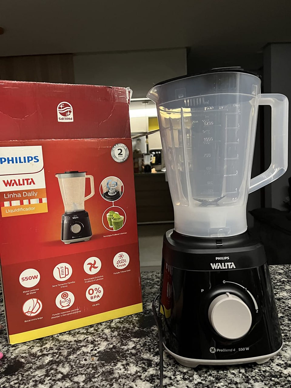 Liquidificador Daily Philips Walita 2L