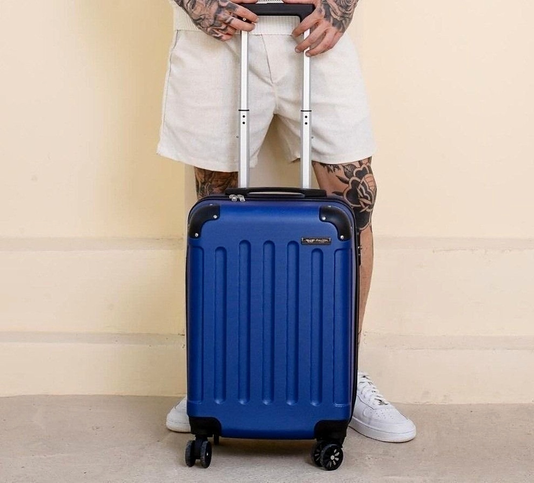 Mala De Viagem Bordo Mão Pequena 10kg Abs Cadeado 360