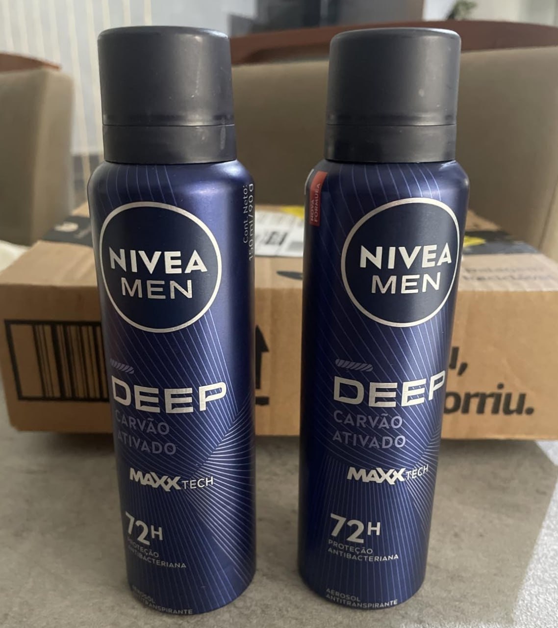 NIVEA MEN Desodorante Antitranspirante Aerossol Deep 150ml