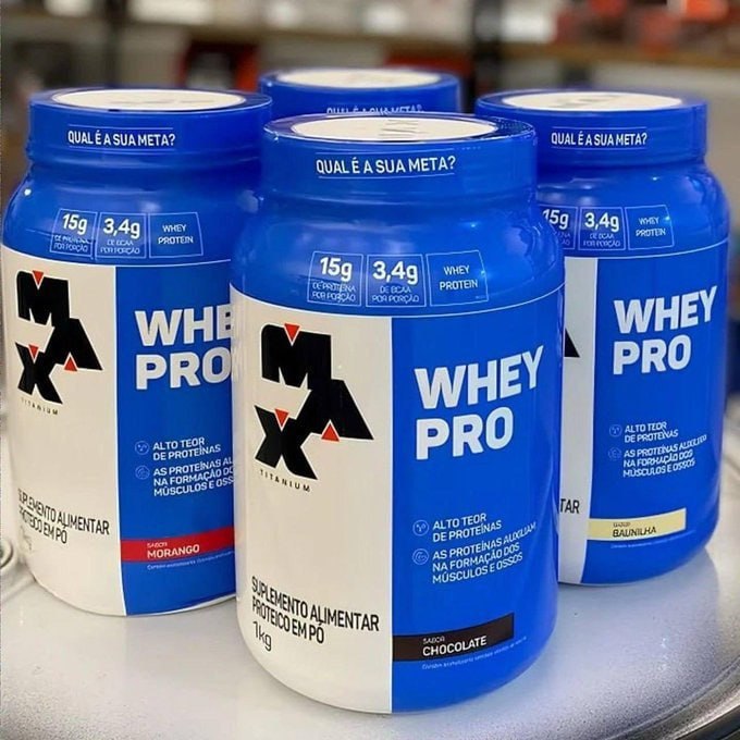 Whey Pro Max Titanium Protein Pro 1kg (3 sabores)